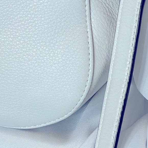 Michael Kors Large White Bags with Gold Accents.  Gently Used. 12.5”L x 9”H - Picture 5 of 15